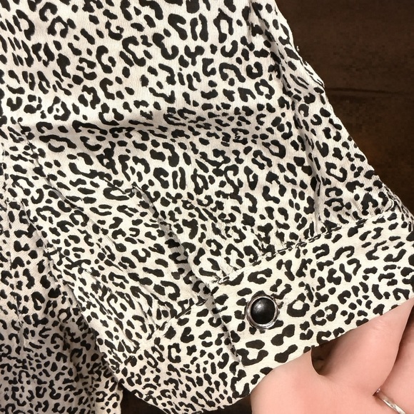 The Kooples “Mini Leo” Button-Front Cheetah / Leopard Print Dress — Size 3 — NWT - Picture 3 of 5